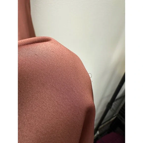 Revelry Sienna Satin Drop Shoulder‎ Side Slits Dress in Copper Size 24 - Picture 10 of 10